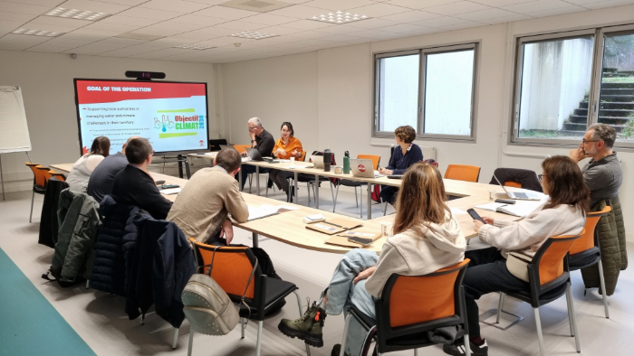 Échange avec la délégation polonaise à l'agence de l'eau Loire-Bretagne