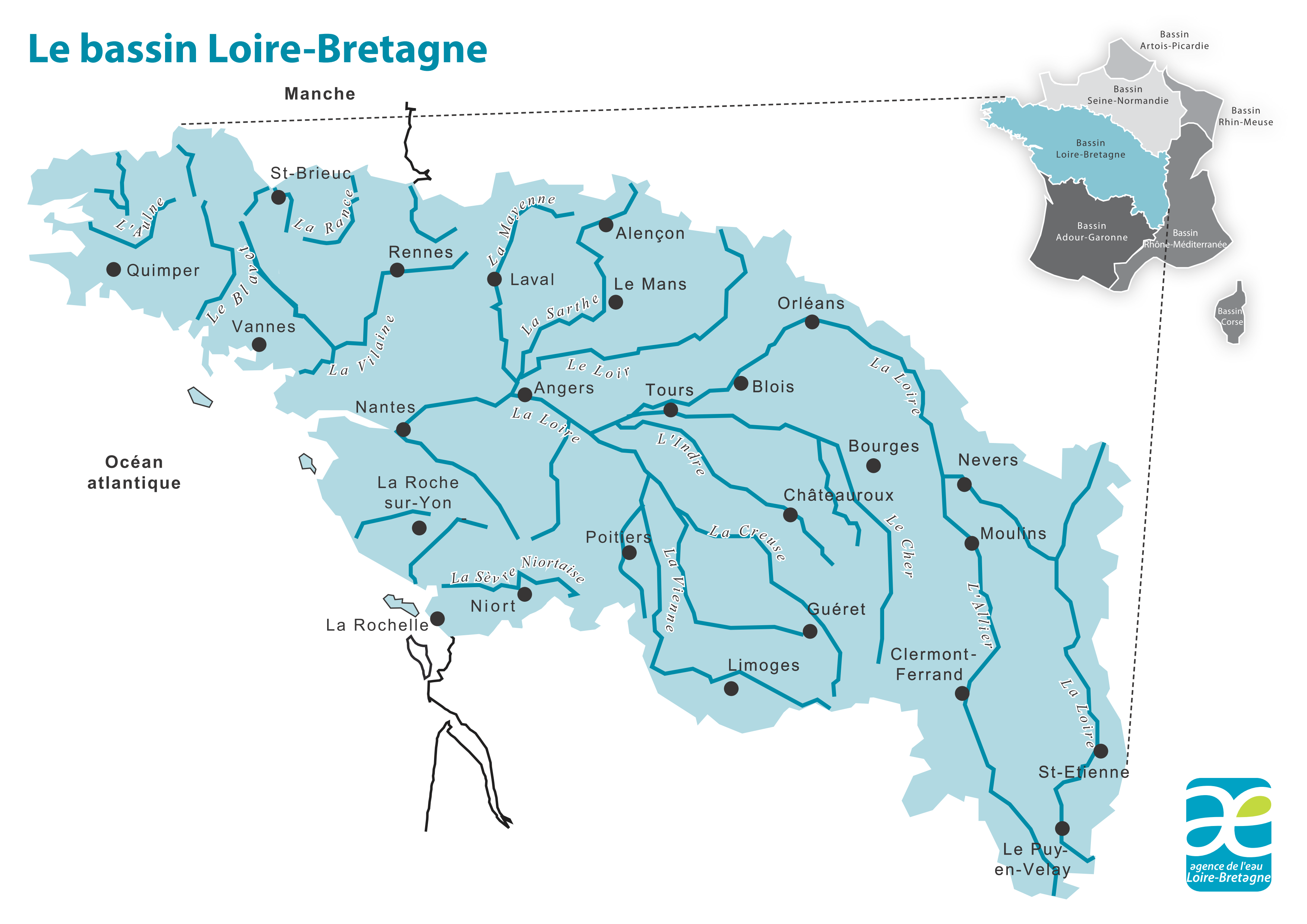 Le bassin Loire-Bretagne