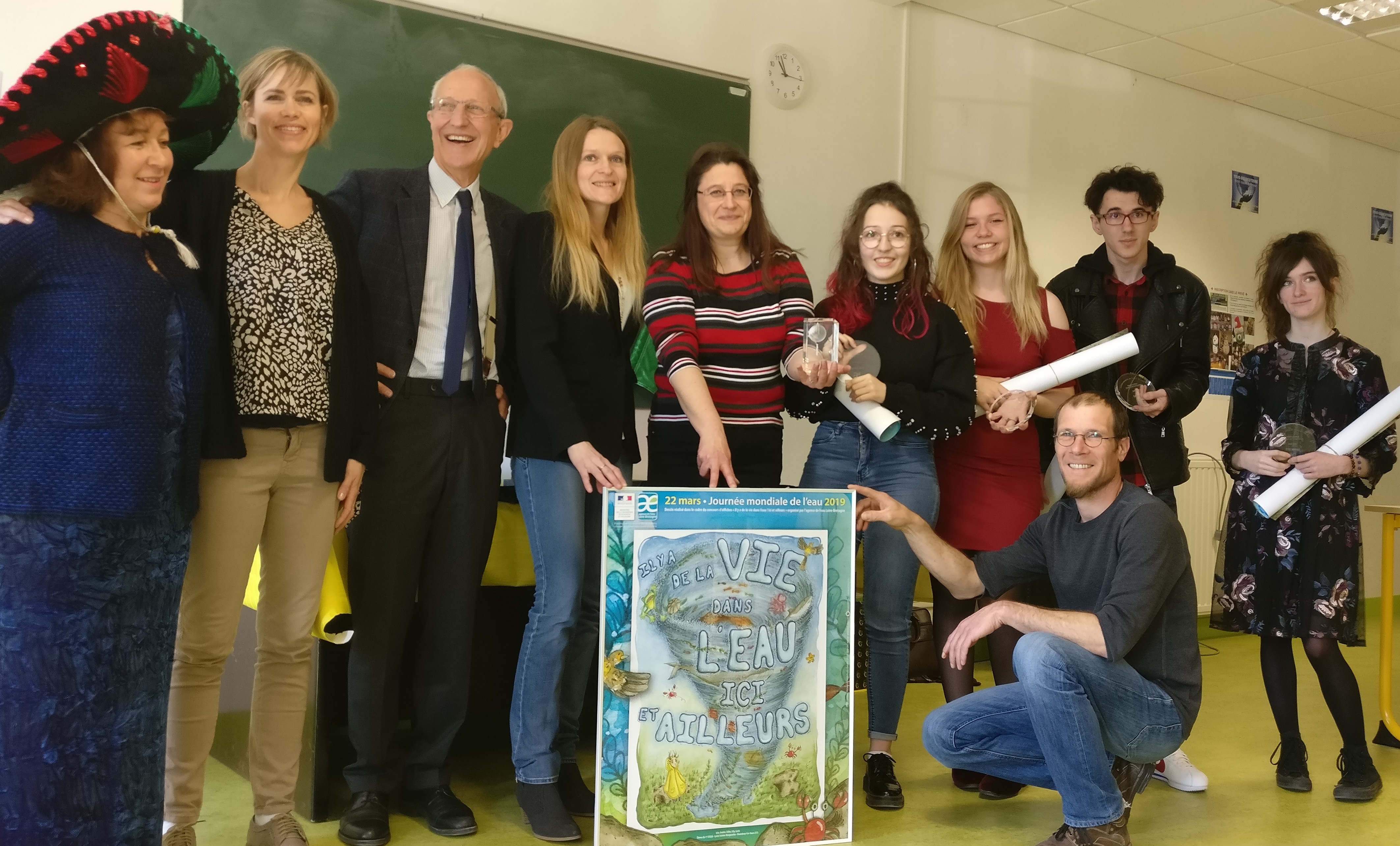 Remise officielle au lycée Sainte-Marguerite à Chambray-Lès-Tours (37)