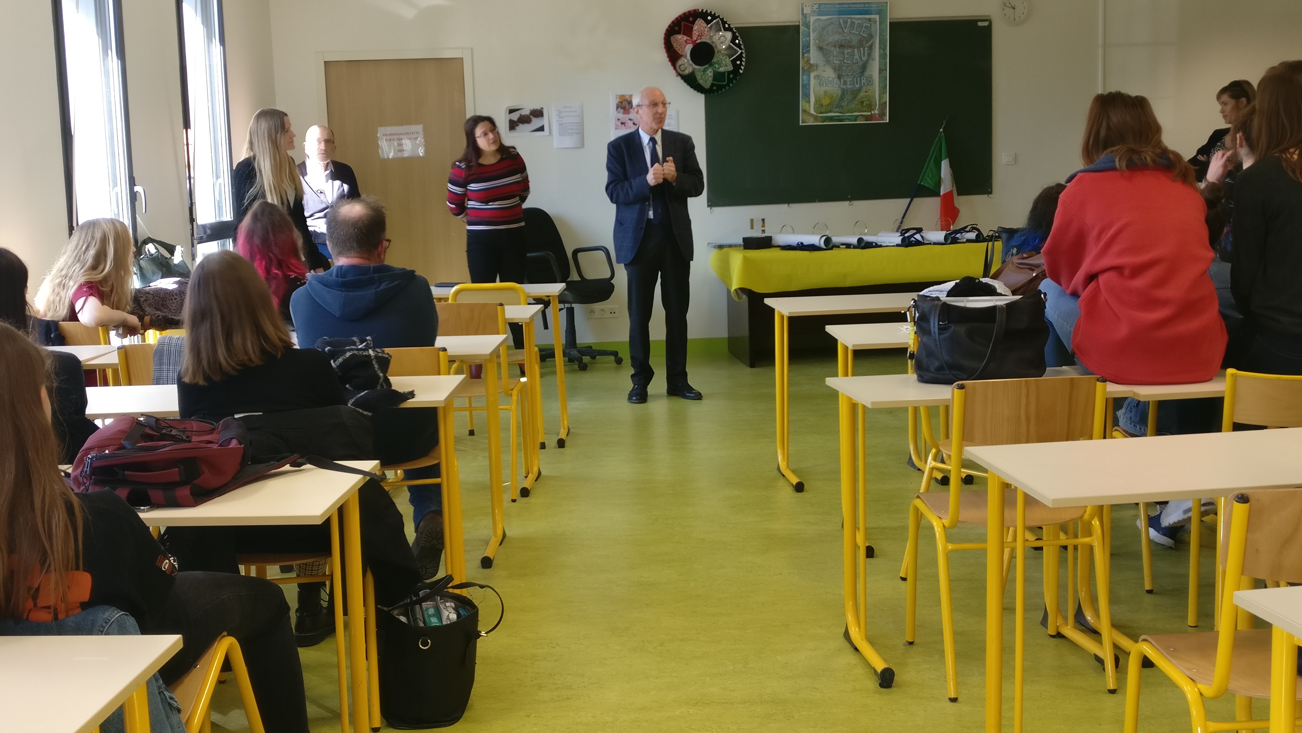 Remise officielle au lycée Sainte-Marguerite à Chambray-Lès-Tours (37)