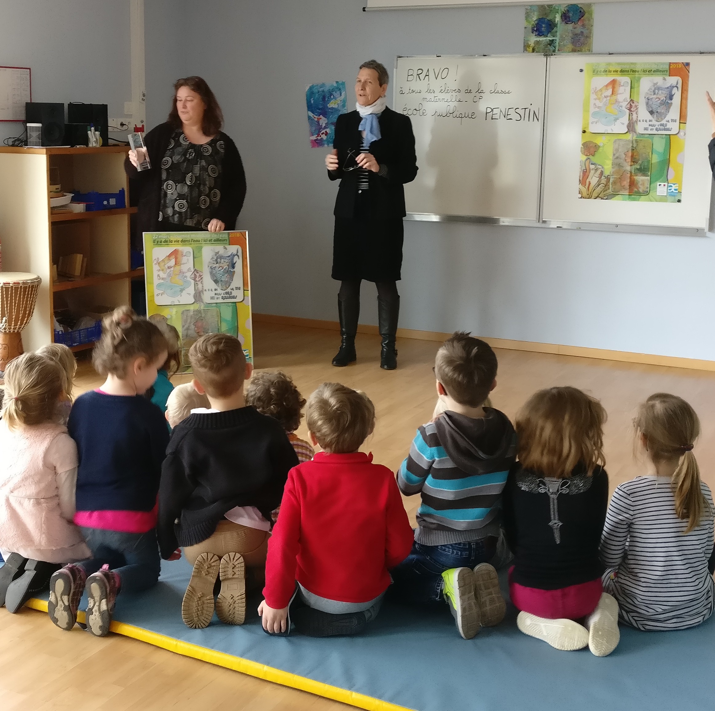 Remise officielle à l'école Jean-Emile Laboureur à Pénestin (56)