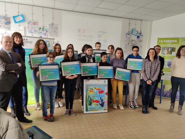 Concours d'affiches et vidéos : remise officielle du 18 mars 2022 à Oucques-La-Nouvelle