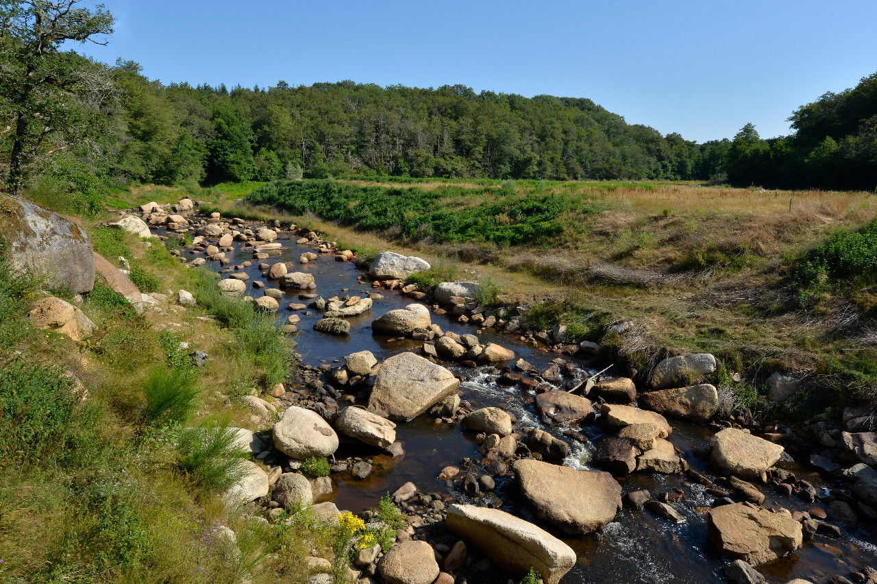 Barrage du Gué giraud à Saint-Junien (87)