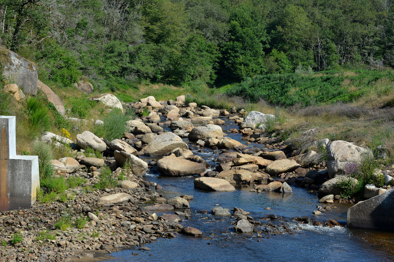 Barrage du Gué giraud à Saint-Junien (87)