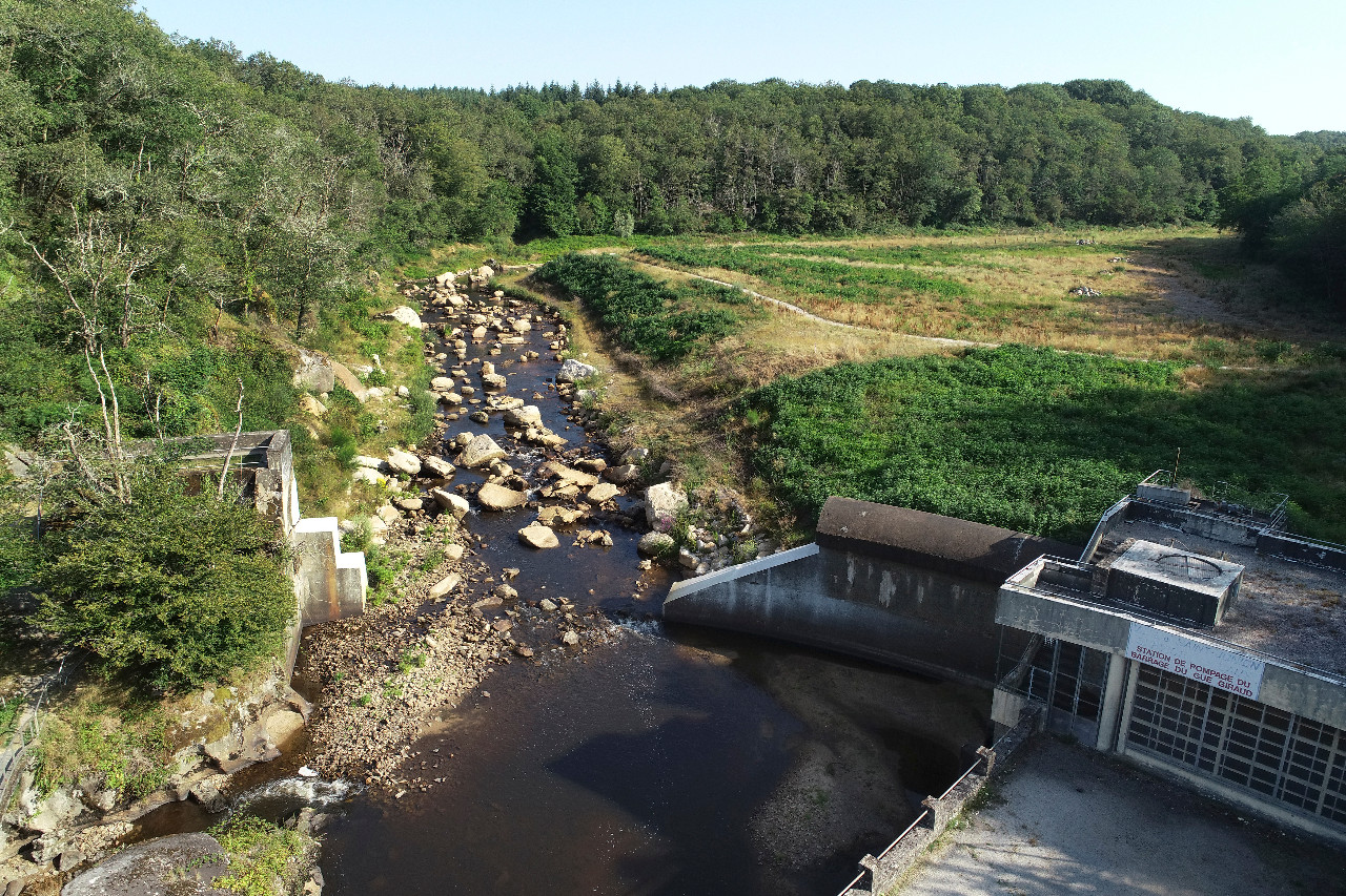 Barrage du Gué giraud à Saint-Junien (87)