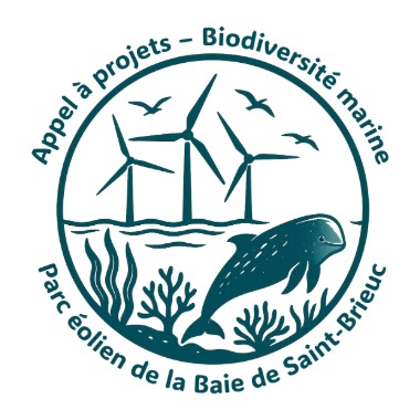 Logo de l'appel à projets biodiversité marine - Parc éolien de la Baie de Saint-Brieuc