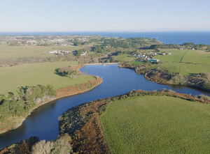 Barrage à Belle-Île-en-Mer